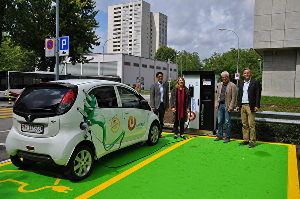 E-Ladestation beim Rathaus Ost