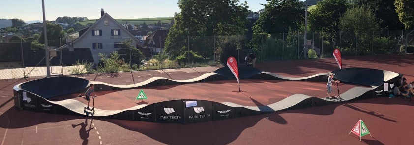 Mobiler Pumptrack