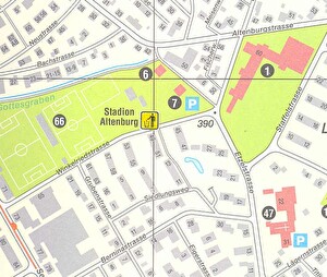 Lageplan Wertstoffsammelstelle