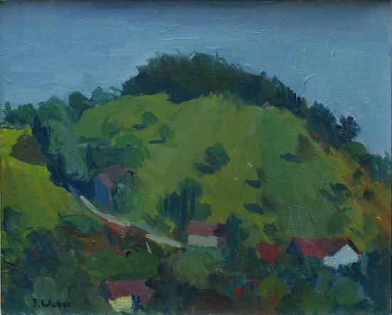 Kleiner Sulperg, Ankauf 1953, Oel auf Leinwand, 34 x 42 cm