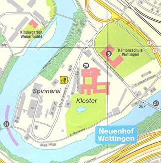 Standortanzeige auf Übersichtsplan