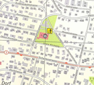 Standortanzeige auf Übersichtsplan