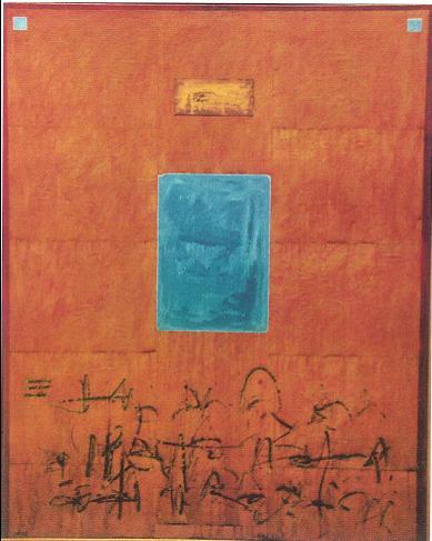 Phoenix 1988, Mischtechnik 100 x 80 cm