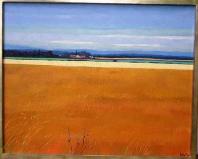 Vor der Ernte, Öl, 93 x 112 cm