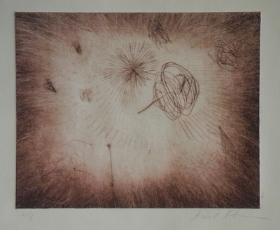 ohne Titel, 1995, Lithographie, 20 x 25 cm