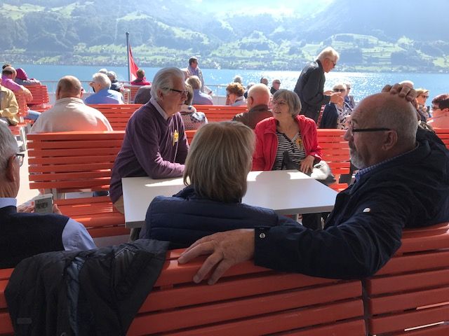 Auf dem Deck