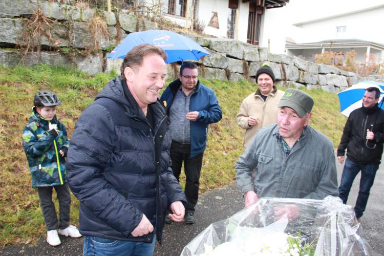 Strahlende Gesichter trotz Regen....