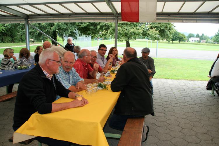 rege Gespräche...