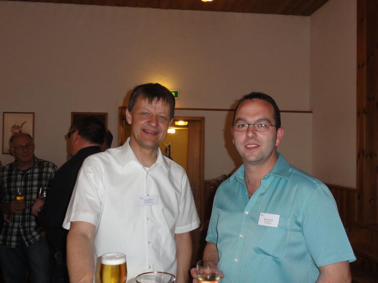 Die Gemeinderäte Adrian Bloch + Mario Leardi
