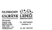 Logo und Kontakt zu Gschänk Lädeli
