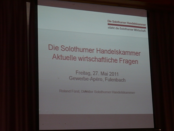 Die Solothurnische Handelskammer - aktuelle wirtschaftliche Fragen