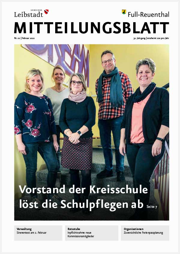Mitteilungsblatt Februar 2022