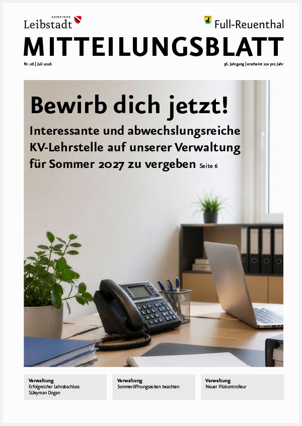 Mitteilungsblatt Juni 2026