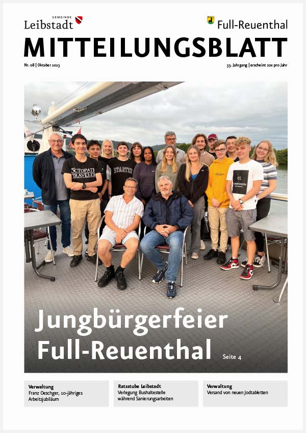 Mitteilungsblatt Oktober 2023