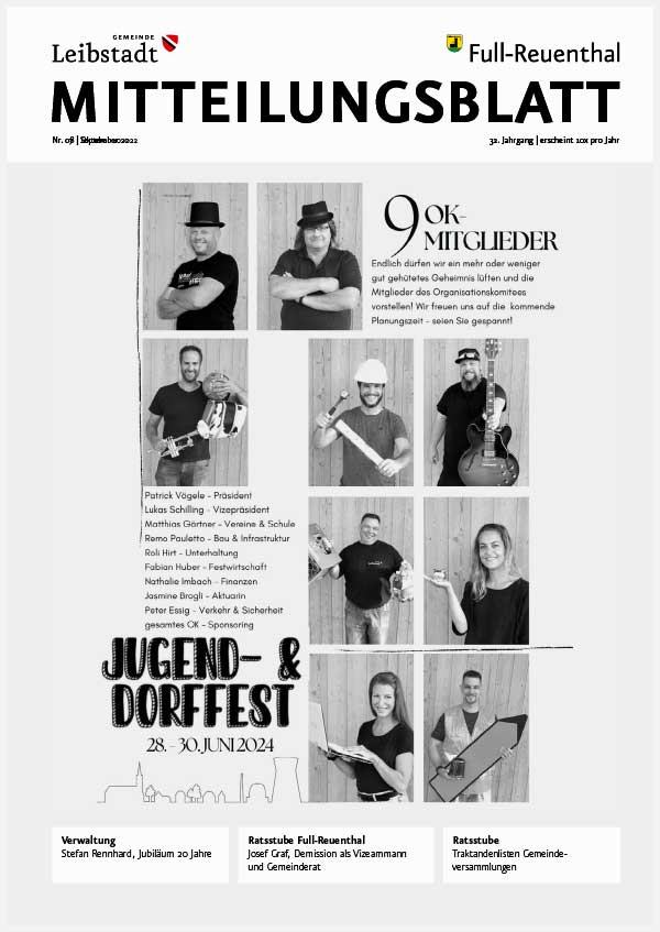 Mitteilungsblatt Oktober 2022