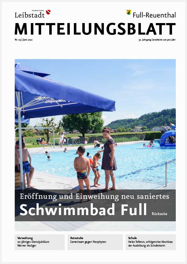 Mitteilungsblatt Juni 2022