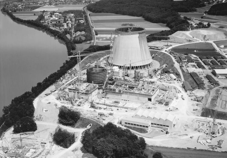 Luftaufnahme Kernkraftwerk 1978