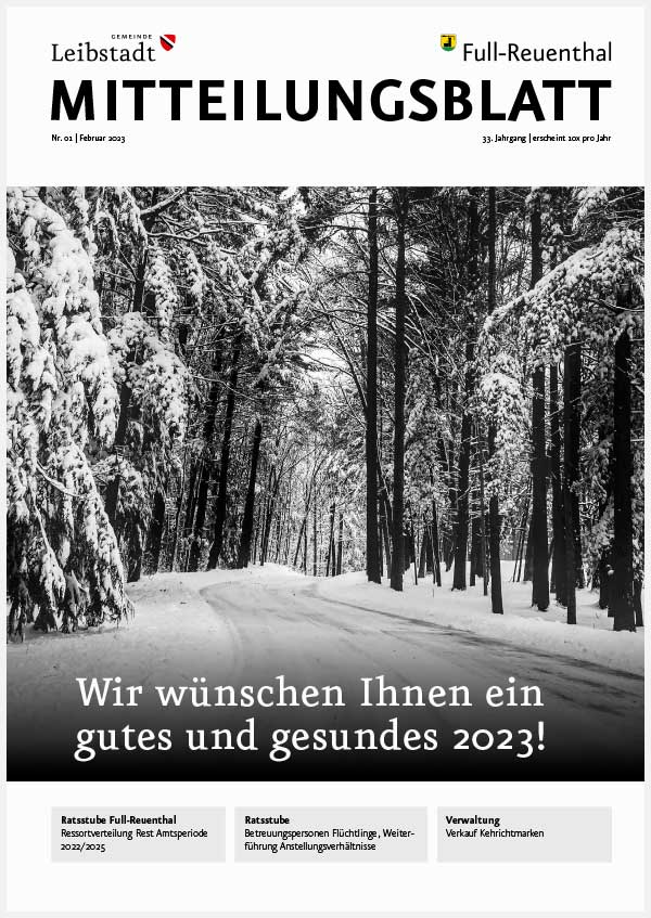 Mitteilungsblatt Februar 2023