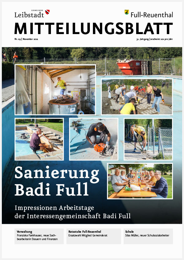 Mitteilungsblatt November 2021