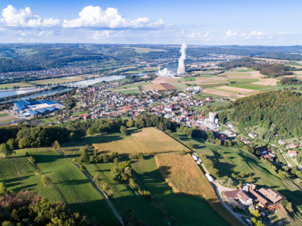 Luftbild Leibstadt