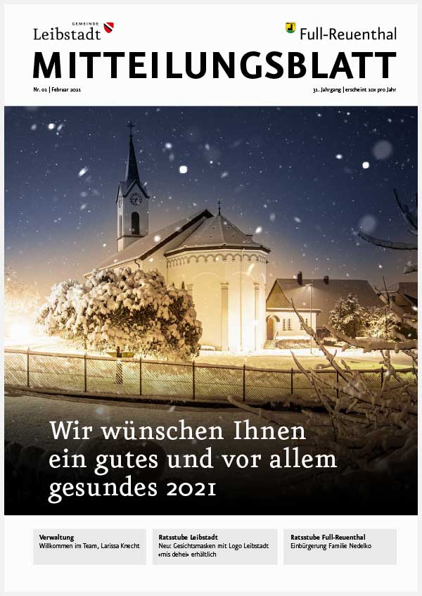 Mitteilungsblatt Januar 2021