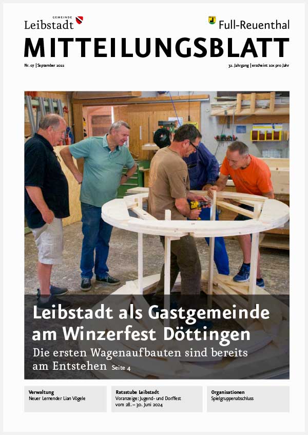 Mitteilungsblatt September 2022