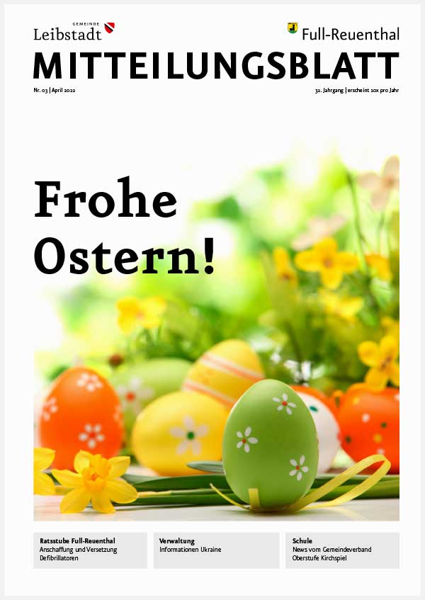 Mitteilungsblatt April 2022