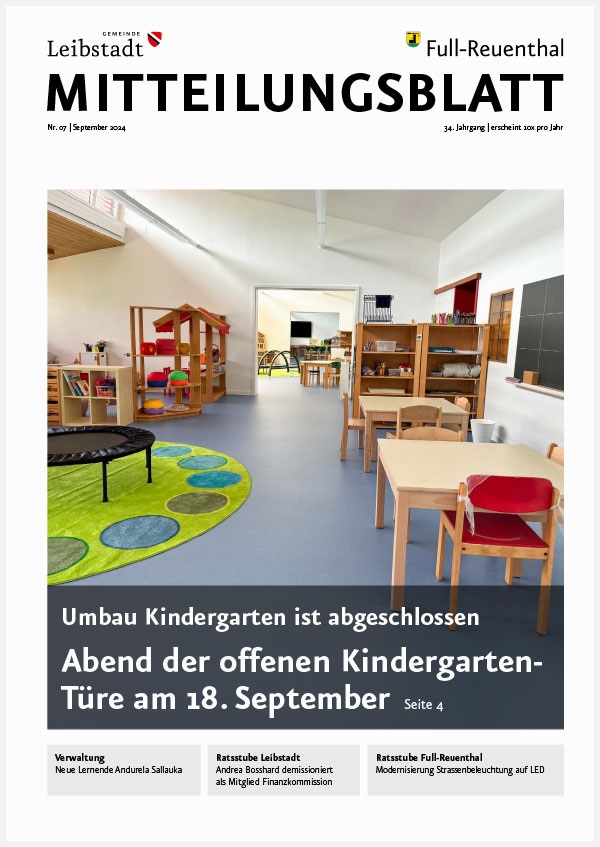 Mitteilungsblatt September 2024