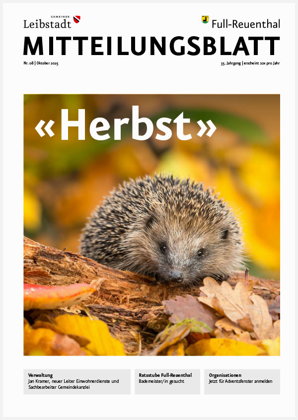 Mitteilungsblatt Oktober 2025