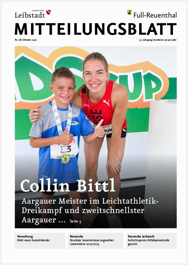 Mitteilungsblatt Oktober 2021