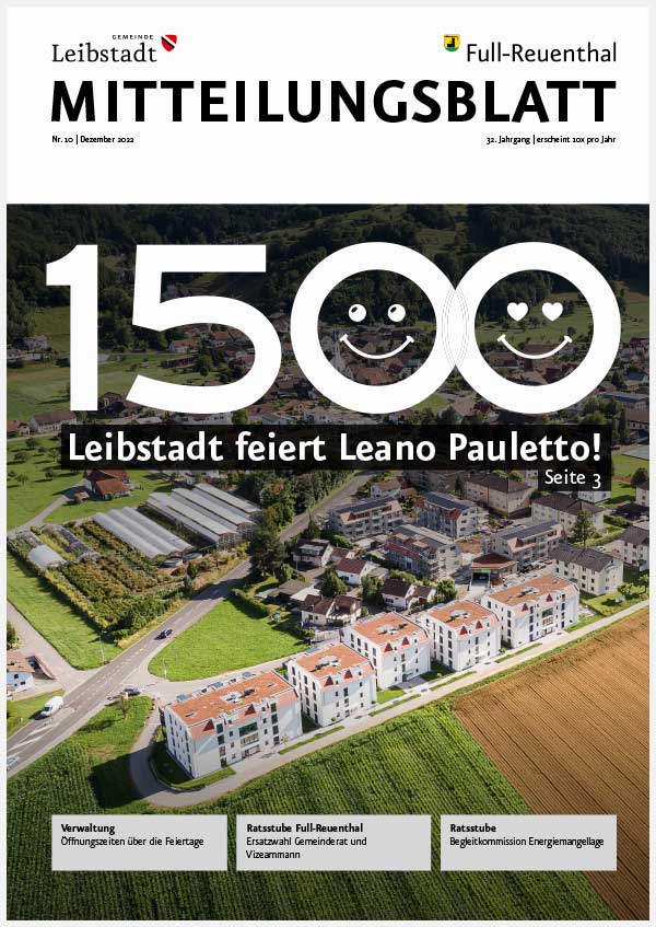 Mitteilungsblatt Dezember 2022