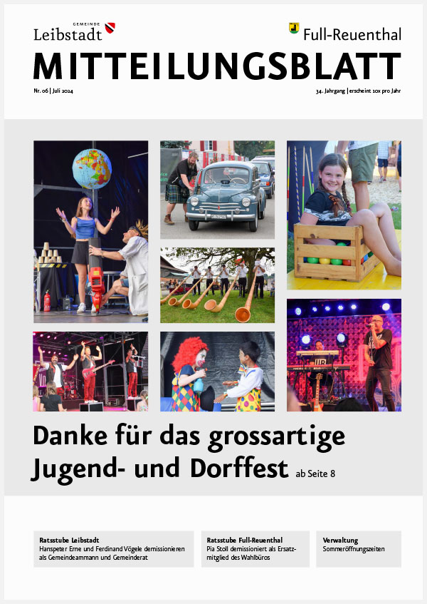 Mitteilungsblatt Juli 2024