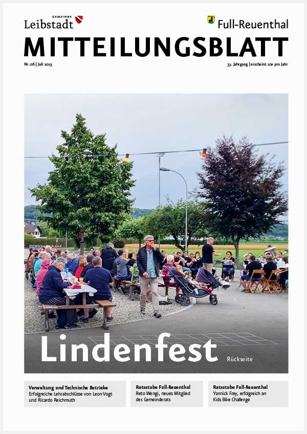 Mitteilungsblatt Juli 2023