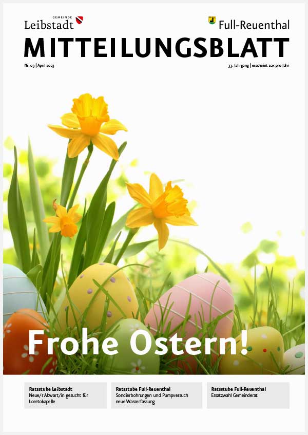 Mitteilungsblatt April 2023