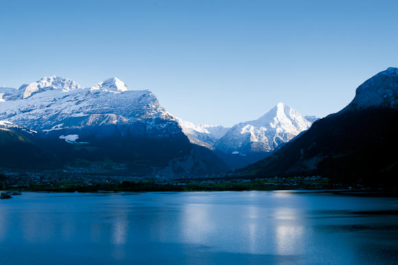 Eine Landschaft zum Verlieben: Blick in die Urner Reussebene.