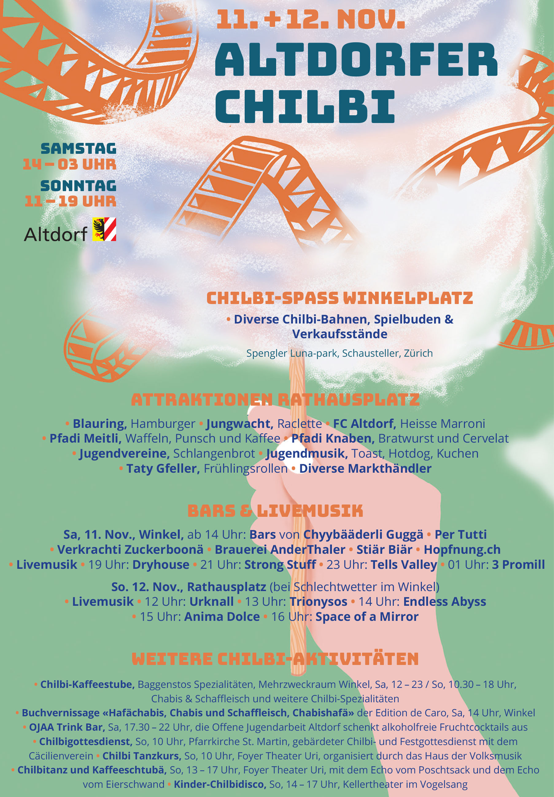 Das Programm der Chilbi 2023