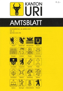Amtsblatt Kanton Uri