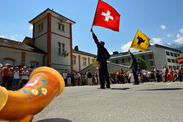 Der Urner Bauernstand präsentierte die heimische Landwirtschaft auf sympathische Art und Weise.  