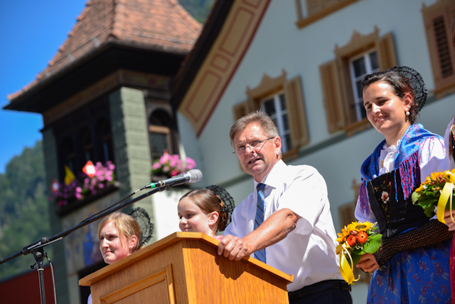 Duch die offizielle Feier führte der Urner Ständerat Isidor Baumann. 