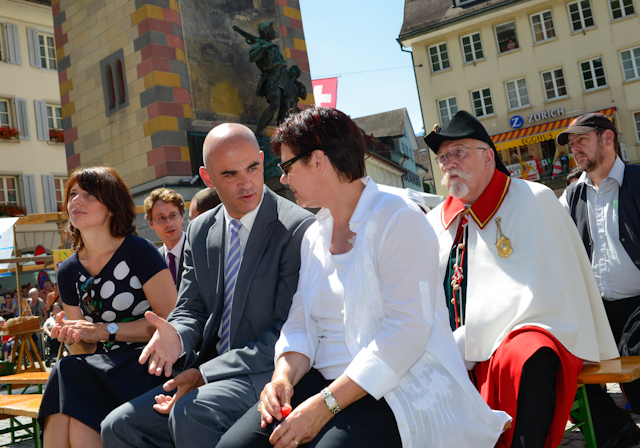 Als Festredner durften die Altdorferinnen und Altdorfer Bundesrat Alain Berset begrüssen. 