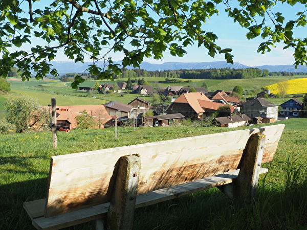 Blick aufs Dorf