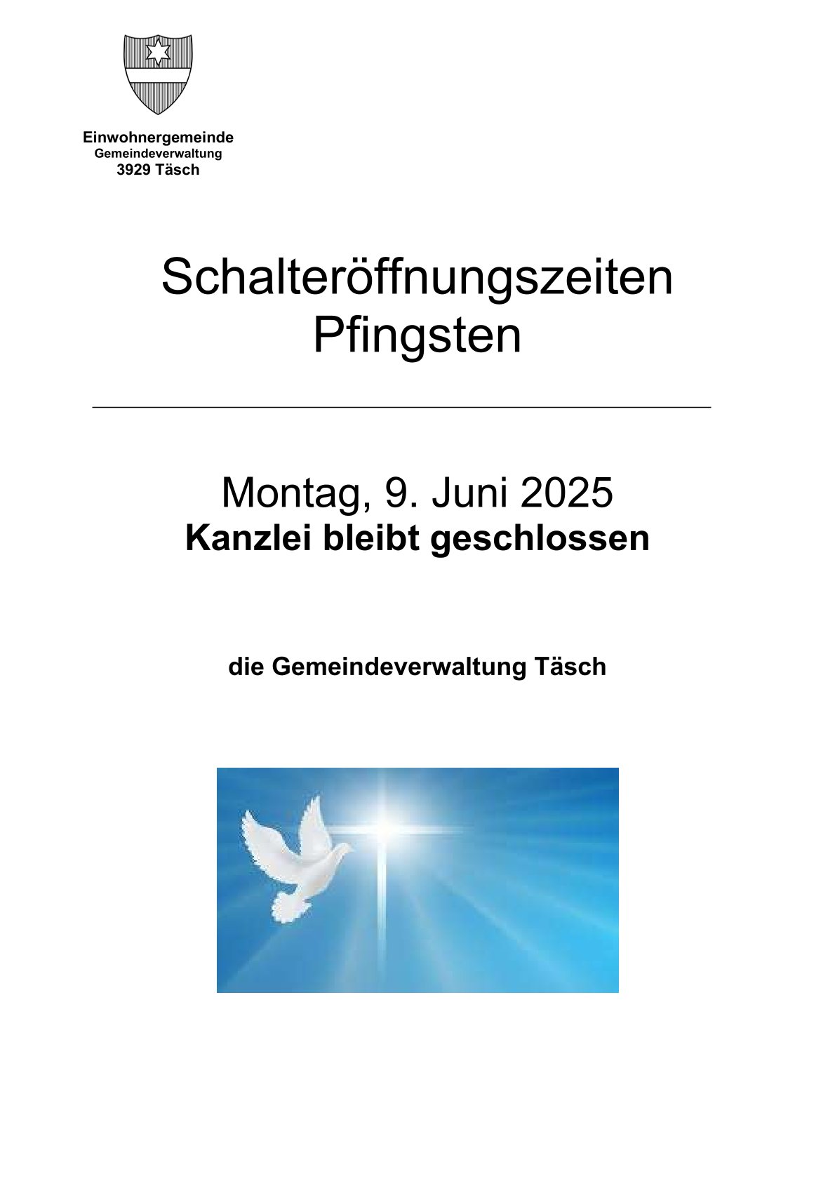 Pfingsten 2025