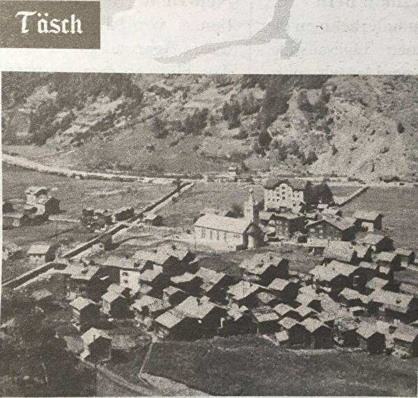 Altes Foto von Täsch