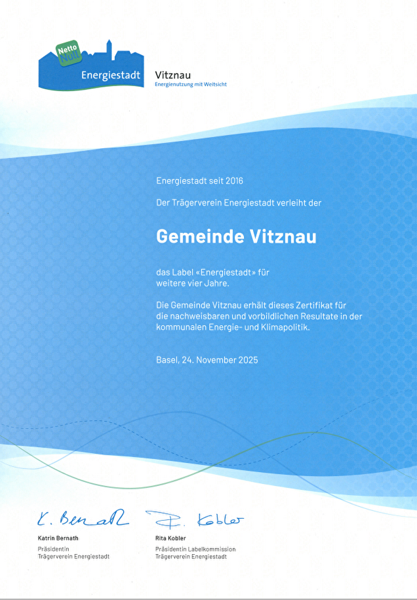 Energiestadt Zertifikat
