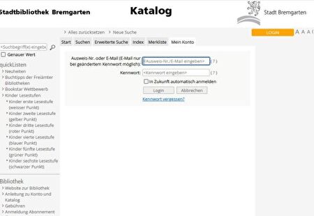 Verlängerung Reservation