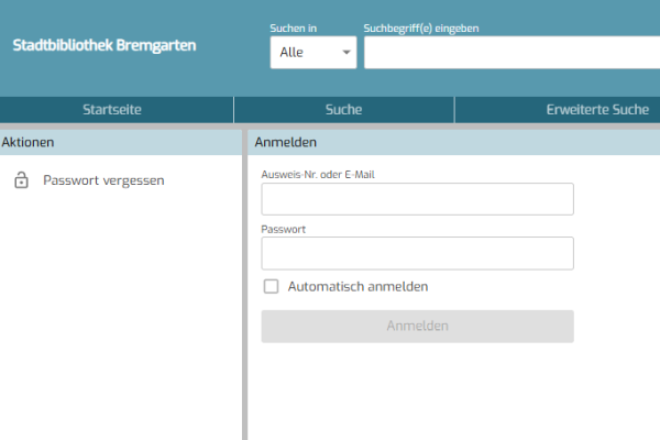 Verlängerung Reservation