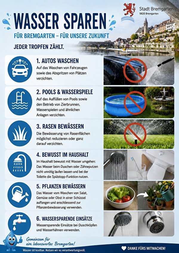 Flyer Wassersparen