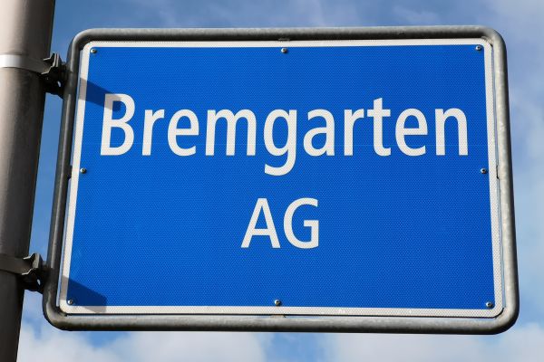 Ortseingangstafel von Bremgarten