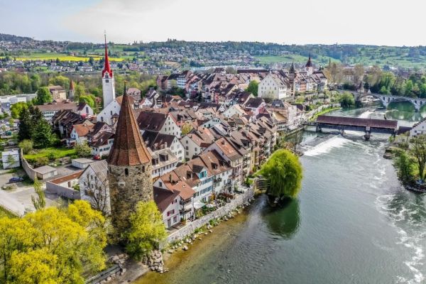 Bremgarten von oben