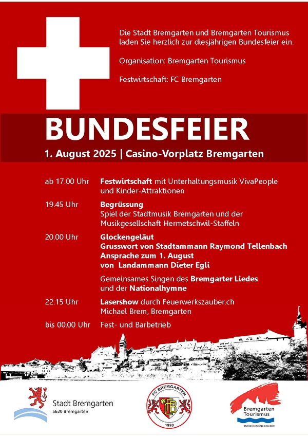 Programm Bundesfeier